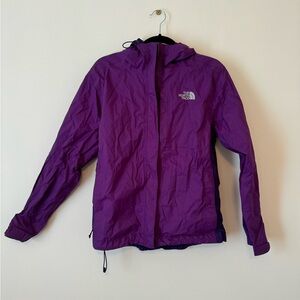 North Face purple rain jacket